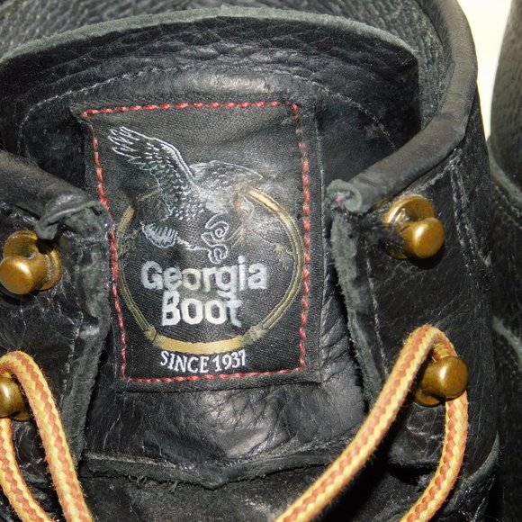 Georgia Boots Waterproof Lace Up Work Boots Size 10M 6\